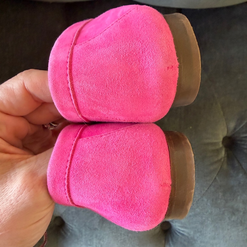 J Crew Pink Suede Loafers, size 8, excellent condition - Picture 5 of 7